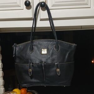 Dooney & Bourke Black Leather Tote